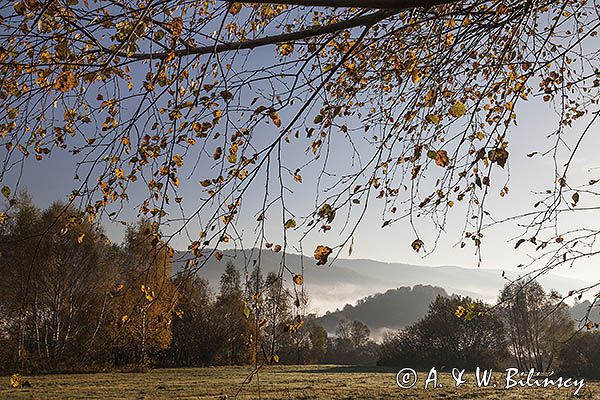 Jesień, Bieszczady, Hulskie, Park Krajobrazowy Doliny Sanu