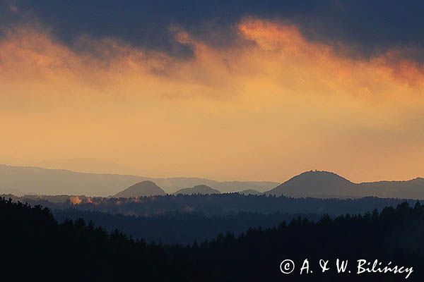 O zachodzie słońca, Bieszczady