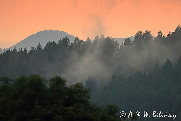 O zachodzie słońca, Bieszczady