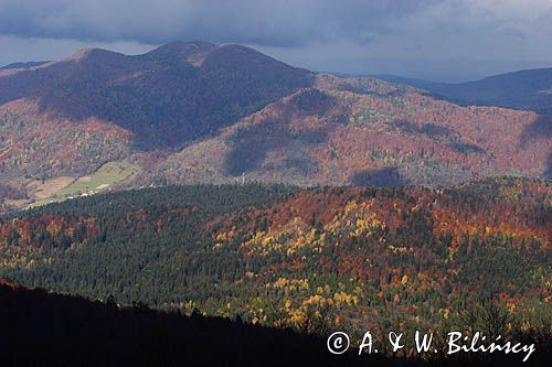 panoramy z Małego Jasła, Bieszczady