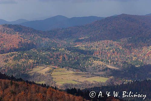 panoramy z Małego Jasła, Bieszczady