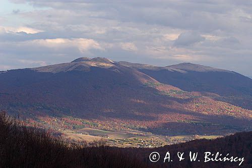 panorama z Jasła, Bieszczady