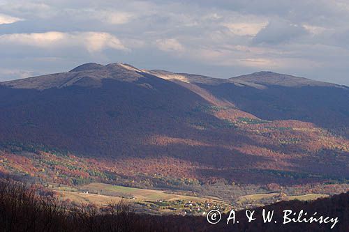 panorama z Jasła, Bieszczady