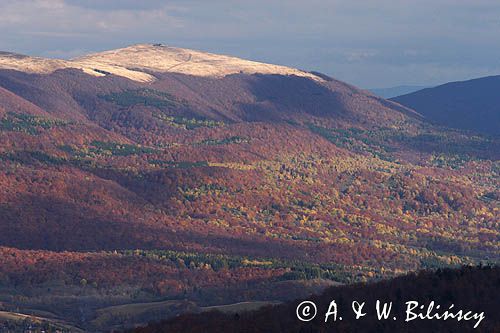 panorama z Jasła, Bieszczady