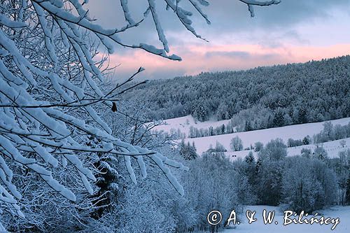 Zima, Bieszczady