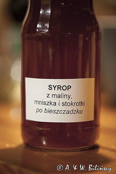 Bieszczadzki produkt lokalny, syrop