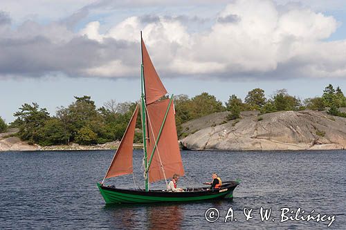 przy wyspie Biskopson, Szkiery Szwedzkie, Archipelag Sztokholmski, Szwecja