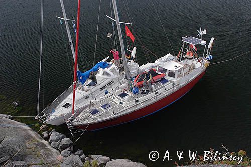 Porty Bałtyku. Szwecja, wyspa Biskopson. Biskopson island, Sweden