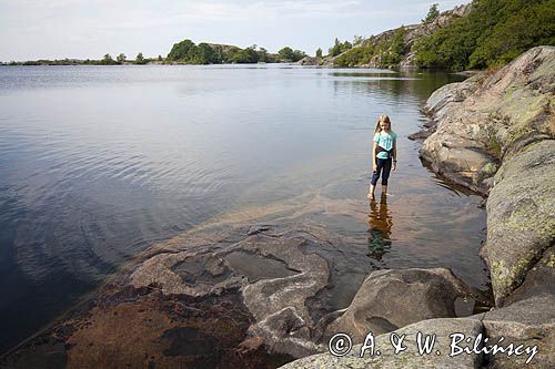 dziewczynka, Wyspa Bjorko, Archipelag Turku, Finlandia