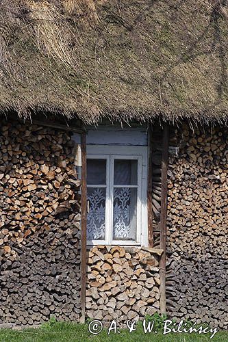 Blizne, zabytkowa chata, Pogórze Dynowskie