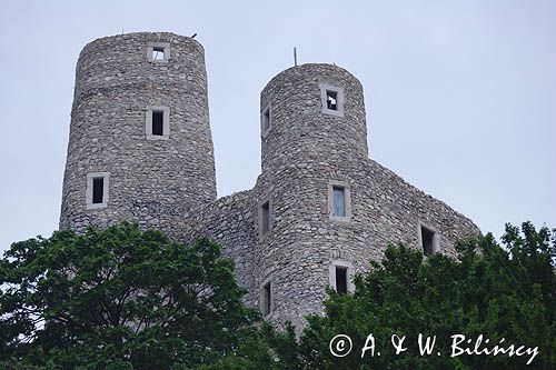 Bobolice, ruiny zamku, Jura Krakowsko- Częstochowska