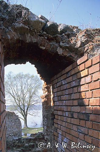 Ruiny zamku w Bobrownikach, Bobrowniki, kujawsko-pomorskie, Polska