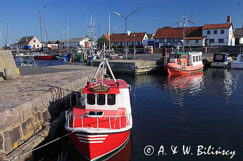 port w Aarsdale, Bornholm, Dania