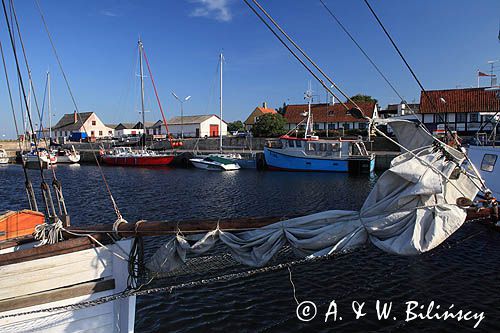 port w Aarsdale, Bornholm, Dania