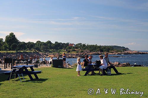 miejsce piknikowe w Allinge, Bornholm, Dania