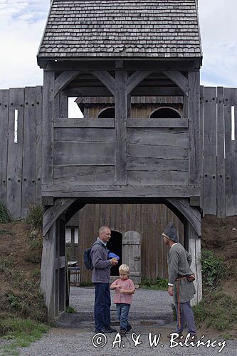 Bornholms Middelaldercenter, w Centrum Średniowiecza, wyspa Bornholm, Dania