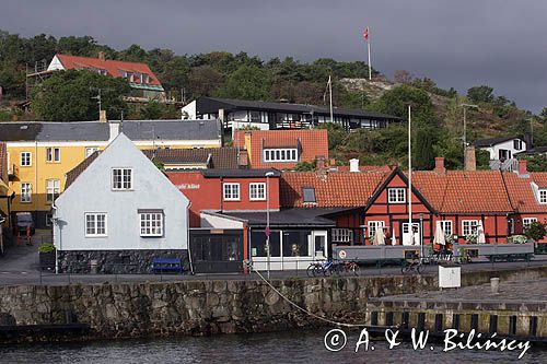 w Gudhjem, wyspa Bornholm, Dania