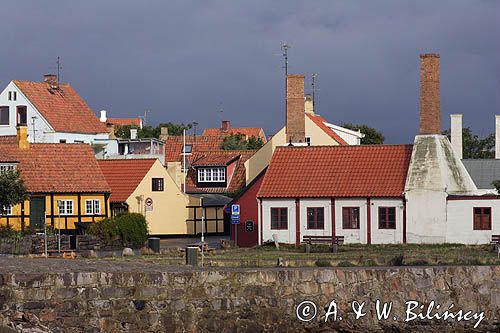 w Gudhjem, wyspa Bornholm, Dania