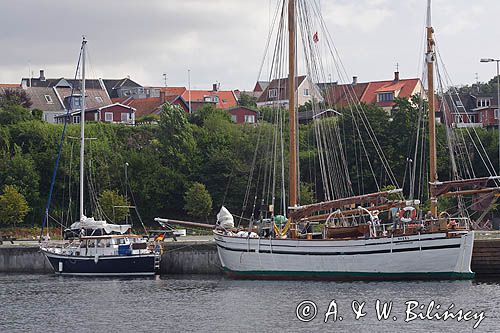port w Hasle na wyspie Bornholm, Dania