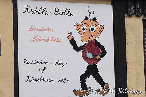troll w Hasle na wyspie Bornholm, Dania