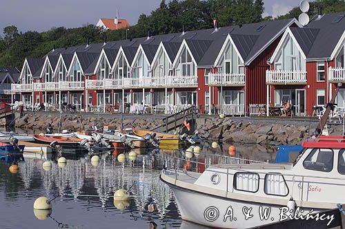 port w Hasle na wyspie Bornholm, Dania