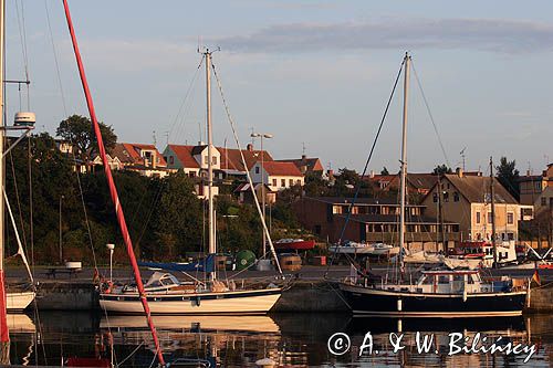 port w Hasle na wyspie Bornholm, Dania