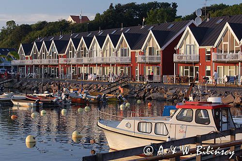 port w Hasle na wyspie Bornholm, Dania