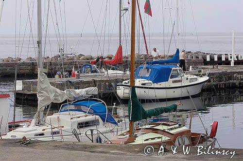 port w Helligpeder na wyspie Bornholm, Dania