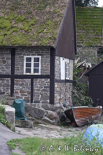 wioska rybacka w Helligpeder na wyspie Bornholm, Dania