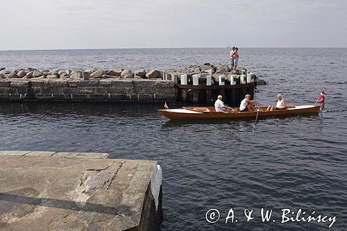 port w Helligpeder na wyspie Bornholm, Dania