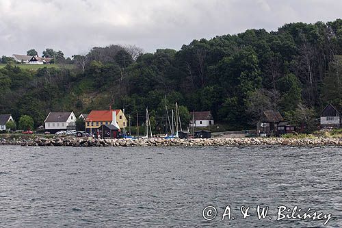 port w Helligpeder na wyspie Bornholm, Dania