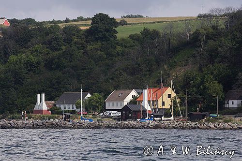 port w Helligpeder na wyspie Bornholm, Dania