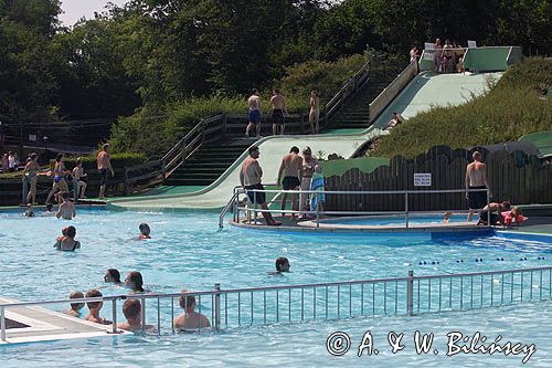 aquapark w parku rozrywki Joboland koło Svaneke na wyspie Bornholm, Dania