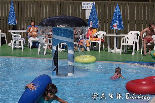 aquapark w parku rozrywki Joboland koło Svaneke na wyspie Bornholm, Dania