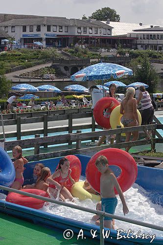 aquapark w parku rozrywki Joboland koło Svaneke na wyspie Bornholm, Dania