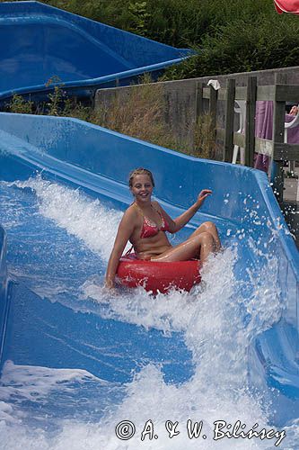 aquapark w parku rozrywki Joboland koło Svaneke na wyspie Bornholm, Dania