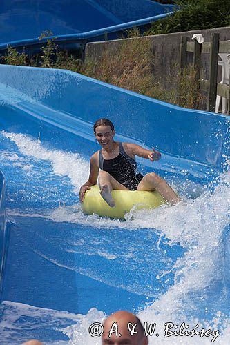 aquapark w parku rozrywki Joboland koło Svaneke na wyspie Bornholm, Dania