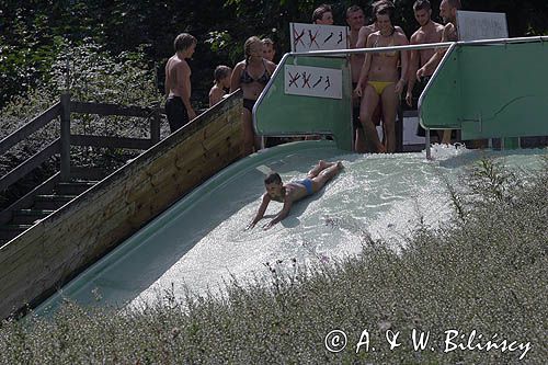 aquapark w parku rozrywki Joboland koło Svaneke na wyspie Bornholm, Dania