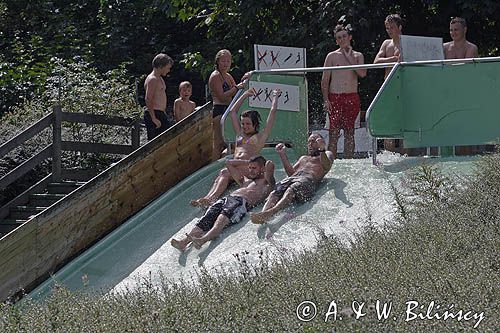 aquapark w parku rozrywki Joboland koło Svaneke na wyspie Bornholm, Dania