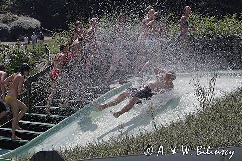 aquapark w parku rozrywki Joboland koło Svaneke na wyspie Bornholm, Dania