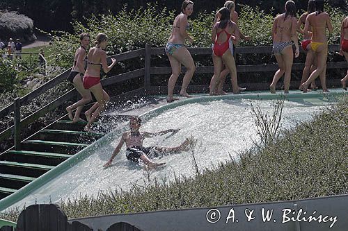 aquapark w parku rozrywki Joboland koło Svaneke na wyspie Bornholm, Dania