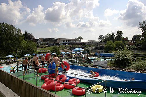 aquapark w parku rozrywki Joboland koło Svaneke na wyspie Bornholm, Dania