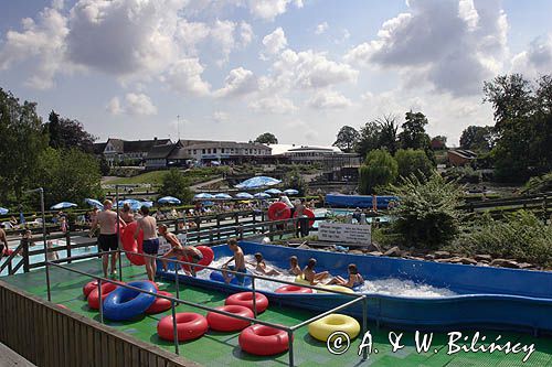 aquapark w parku rozrywki Joboland koło Svaneke na wyspie Bornholm, Dania