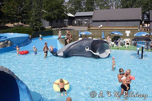 aquapark w parku rozrywki Joboland koło Svaneke na wyspie Bornholm, Dania