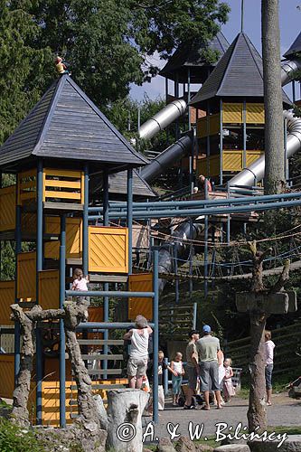 aquapark w parku rozrywki Joboland koło Svaneke na wyspie Bornholm, Dania