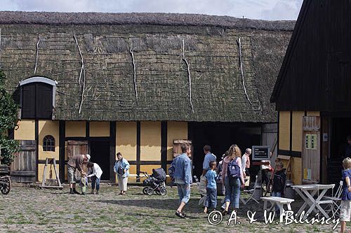 skansen w Melsted, wyspa Bornholm, Dania