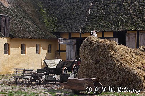 skansen w Melsted, wyspa Bornholm, Dania