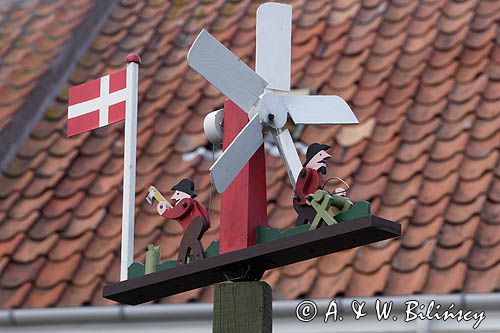 wiatrowskaz w Svaneke na wyspie Bornholm, Dania