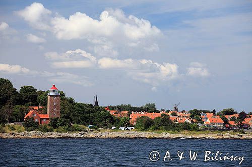 latarnia morska w Svaneke, Bornholm, Dania