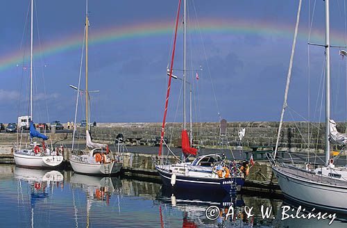 Bornholm, Dania, port w Svaneke